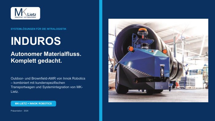 Titelseite: INDUROS · Systemlösungen