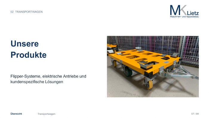 Einblick in die Produktpräsentation 2026