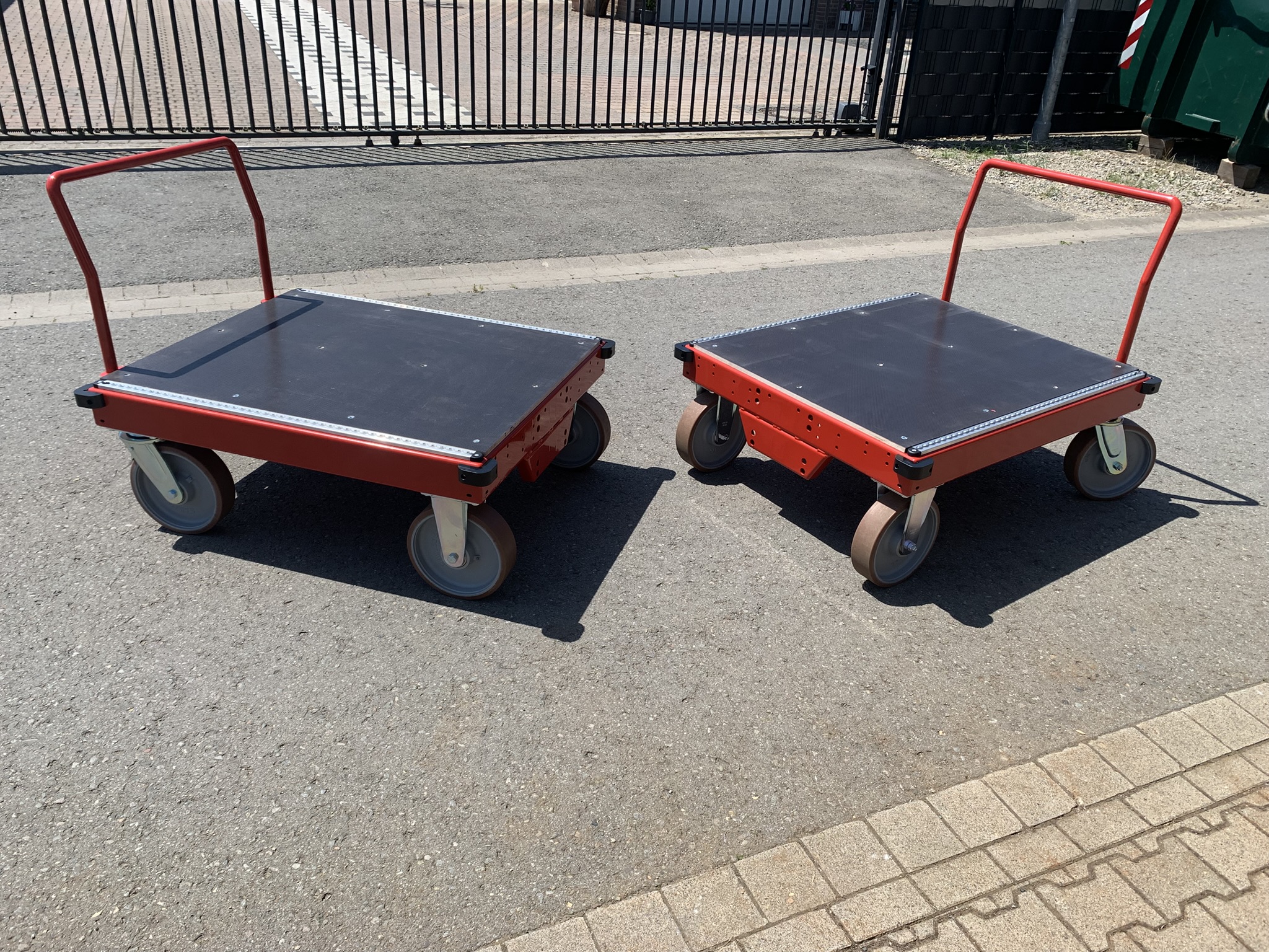 Flipper Trolley Schwerlast-Transportwagen 7000 kg Flipper Trolley Schwerlast-Transportwagen mit 7.000 kg Zuladung für Werkzeugmaschinen