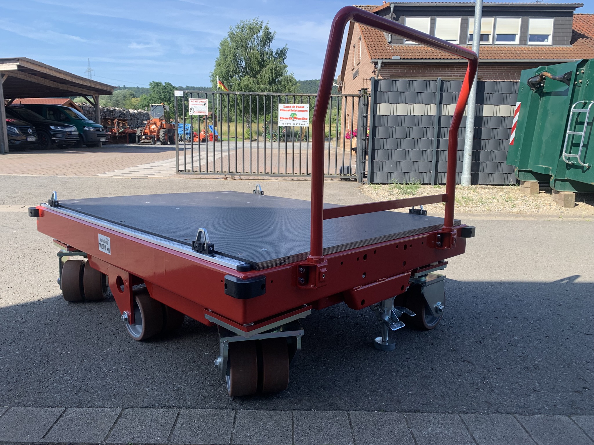 Schwerlast-Transportwagen für Werkzeugmaschinen bis 10.000 kg Zuladung