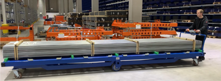 Elektrisch angetriebener MK-Lietz Transportwagen für schwere Lasten