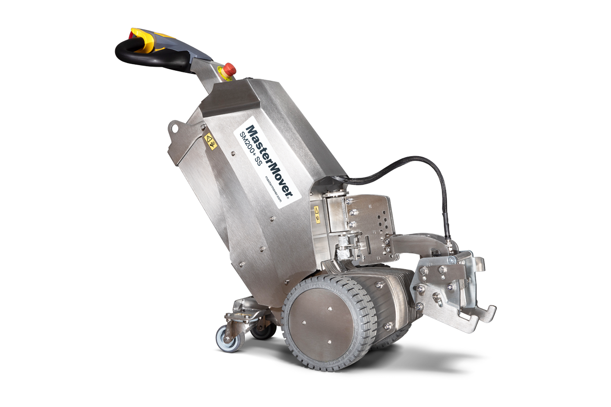 MasterMover SmartMover SM200+ aus Edelstahl in Dreiviertelansicht